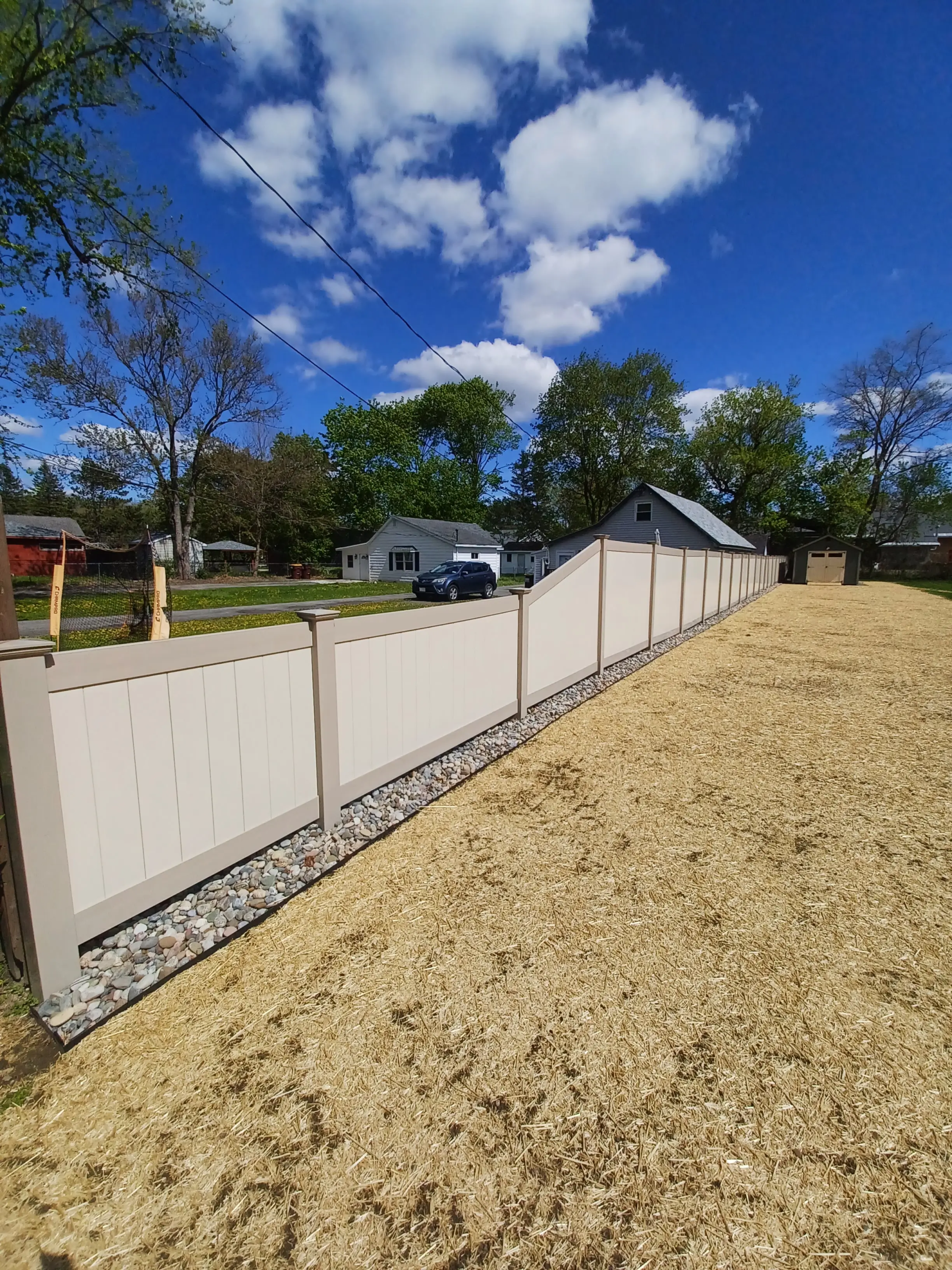 vinyl privacy fence installation Rotterdam NY
