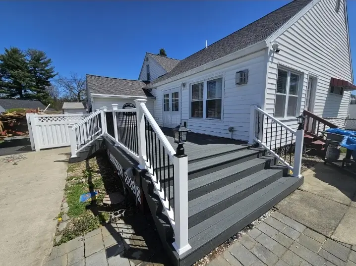 Custom deck built in Rotterdam, NY